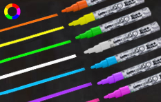 Glassboard markers