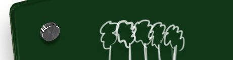 Whiteboard Glas Forest Green