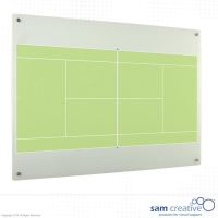Whiteboard Glas Solid Tennisveld 60x90 cm