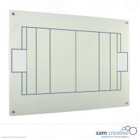 Whiteboard Glas Solid Waterpolo 100x200 cm