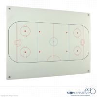 Whiteboard Glas Solid IJshockey 120x180 cm