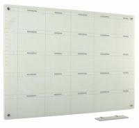 Whiteboard Glas Solid 5-week ma-vr 100x150 cm