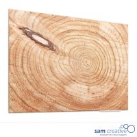 Glassboard Elegance Ambience Wooden Log 90x120 cm